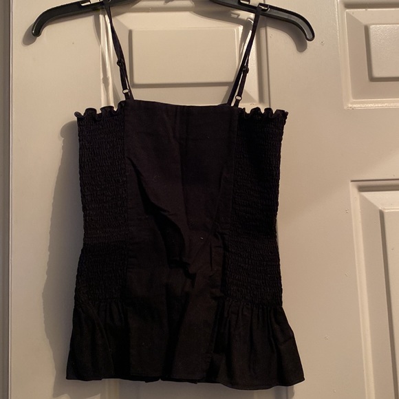 Maeve black scrunched top - Picture 2 of 3